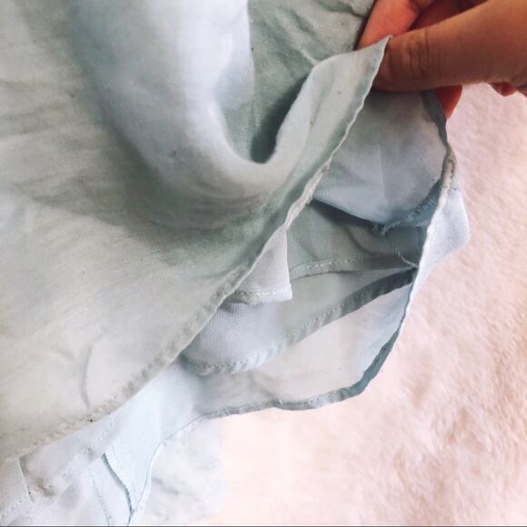 LOFT Teal Bow Tie Tank Top - Picture 7 of 8